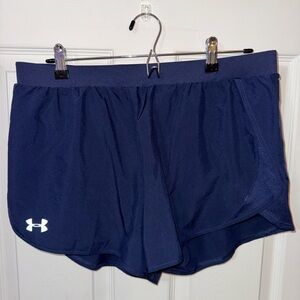 Under Armour Blue Athletic Shorts Lightweight Performance